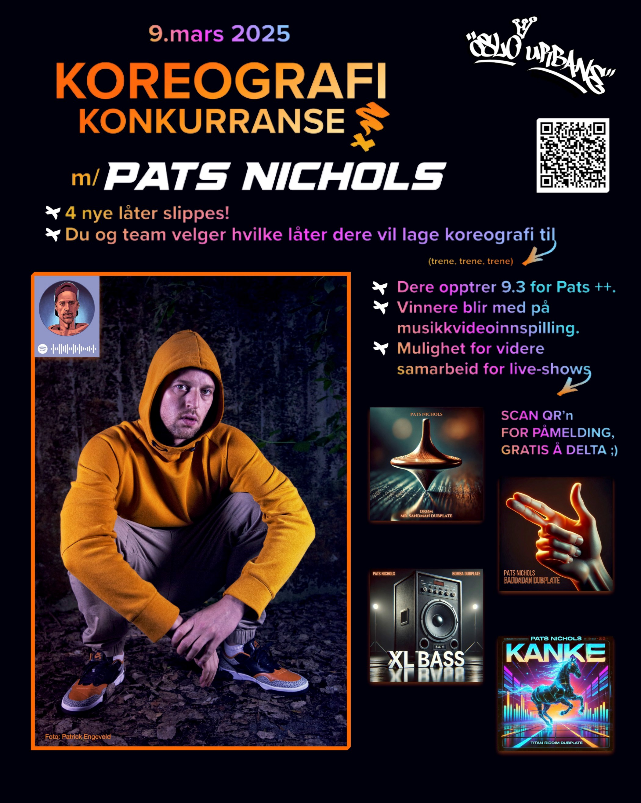 ÅPEN KOREOGRAFI KONKURRANSE - PATS NICHOLS
